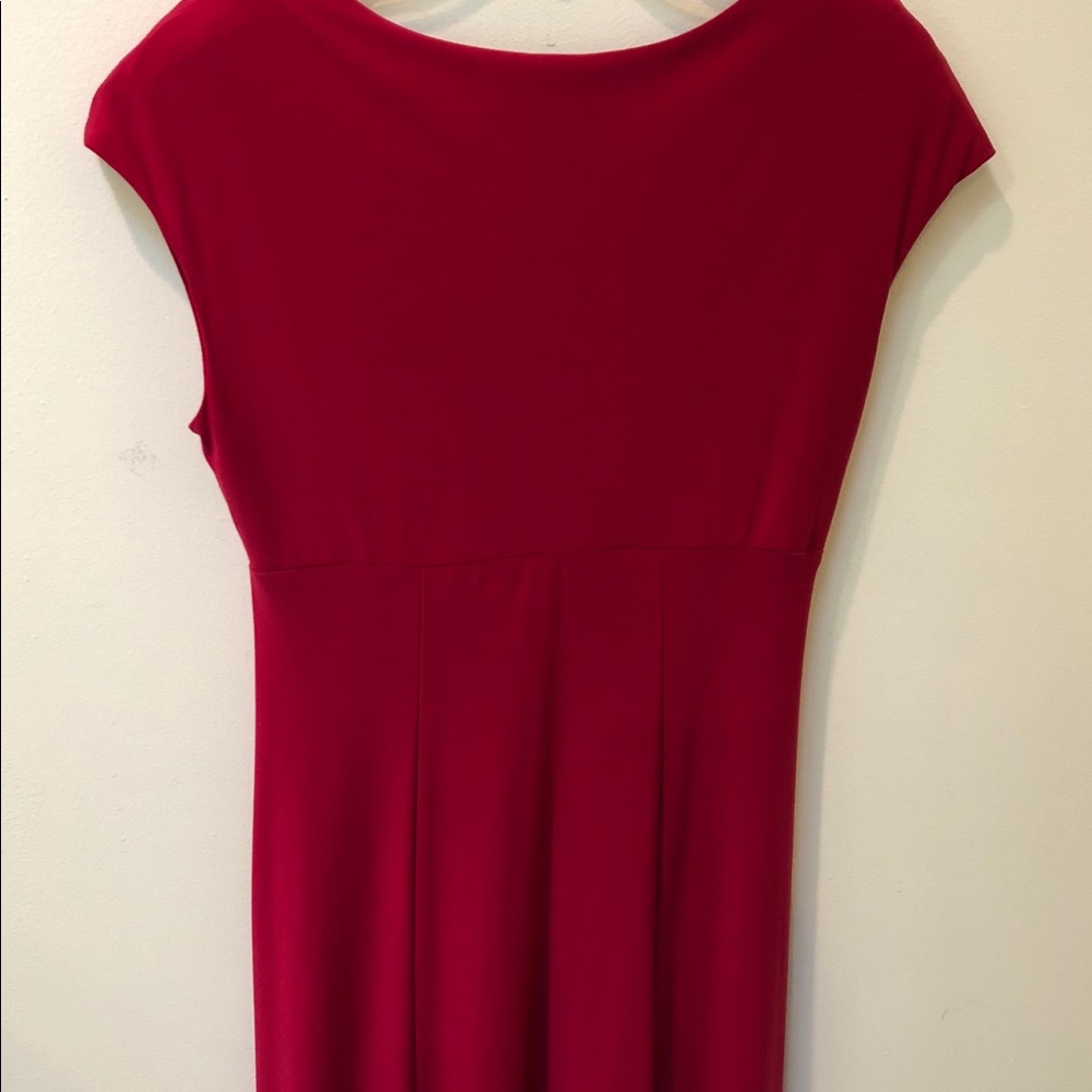 Red Knit Jones New York Dress - Picture 6 of 7